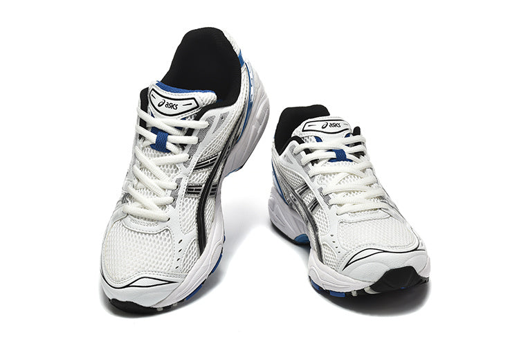 ASICS GEL Running Sneakers in White and Blue - product image from the listing.