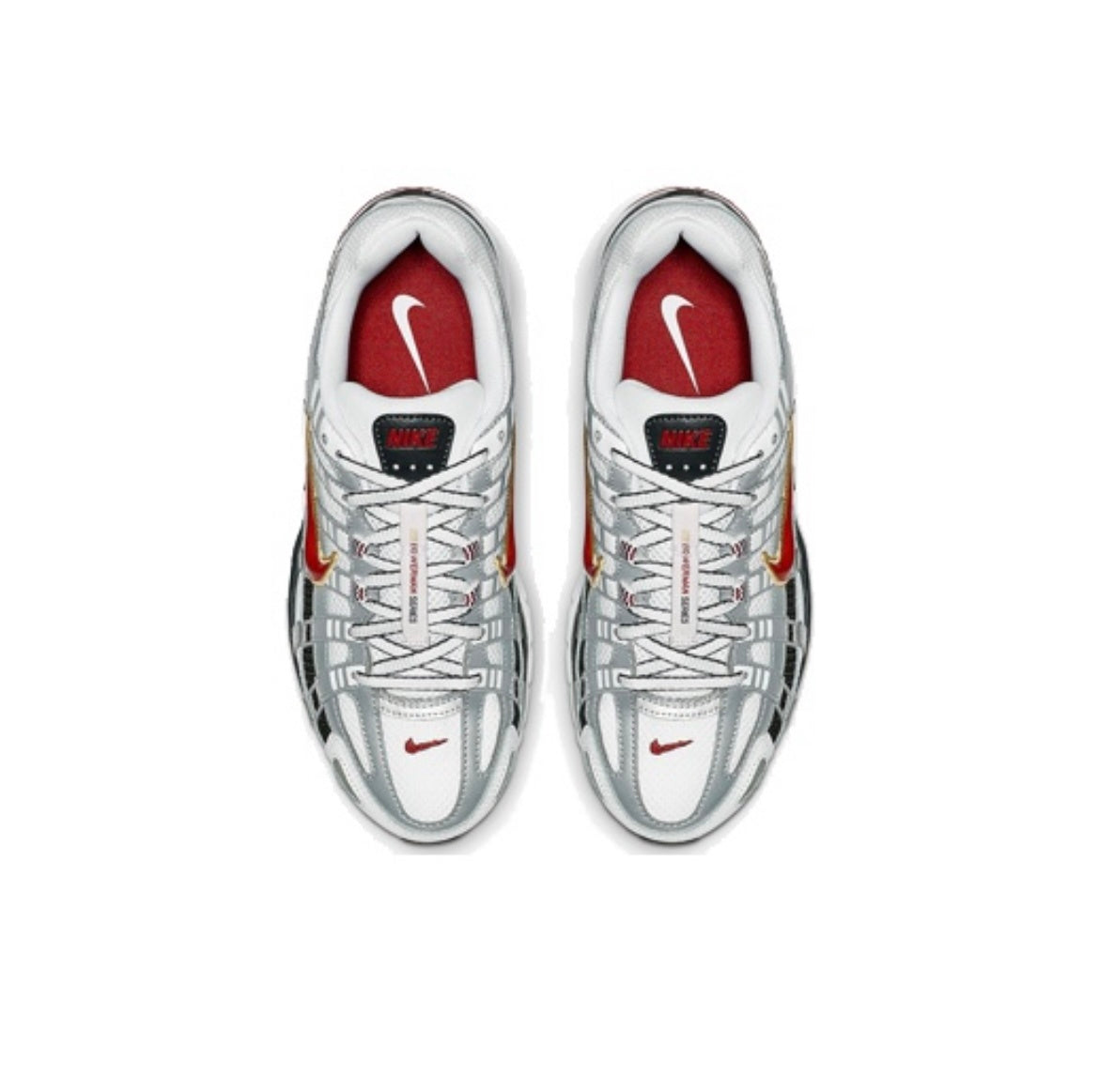 Nike P-6000 Sneakers in White Red BV1021-101 - product image from the listing.