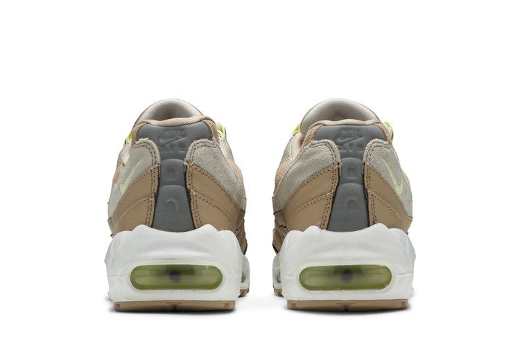 Women's Nike Air Max 95 Bio Beige Luminous Green - product image from the listing.