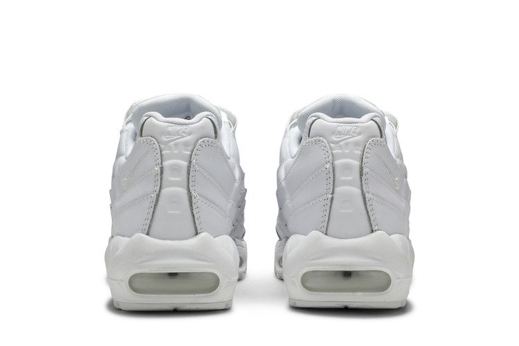 Women's Nike Air Max 95 Triple White - product image from the listing.