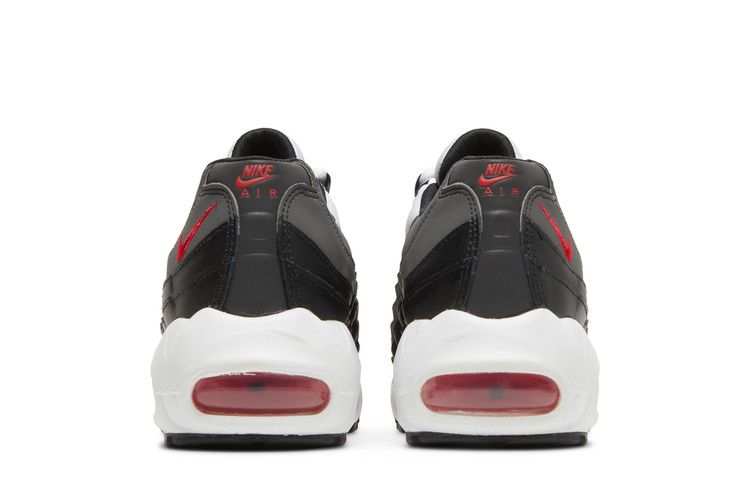 Recraft White Iron Grey University Red (GS) - Nike Air Max 95 - product image from the listing.