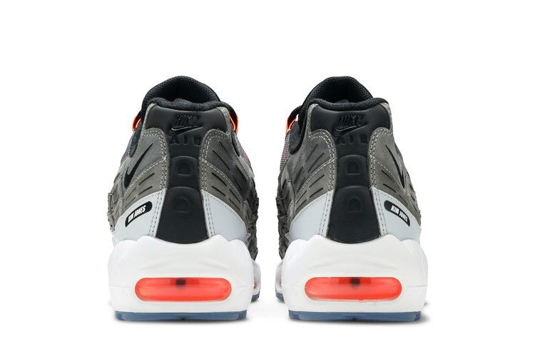 Nike Air Max 95 Kim Jones in Black Total Orange - product image from the listing.