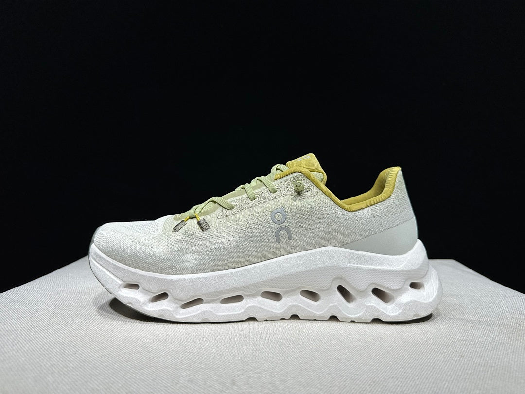 White and Yellow On Cloudtilt Sneakers - product image from the listing.