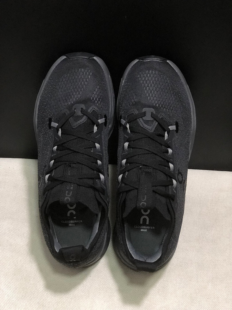 Black On Cloudsurfer Max Running Shoes - product image from the listing.