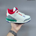 Air Jordan 3 Retro Chalk Track Red Sneakers - product image from the listing.