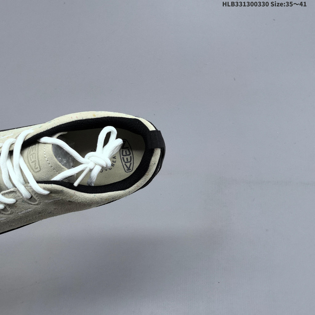 KEEN Jasper Low-Cut Outdoor Sneakers, Speckled Cream, 1022266 - product image from the listing.
