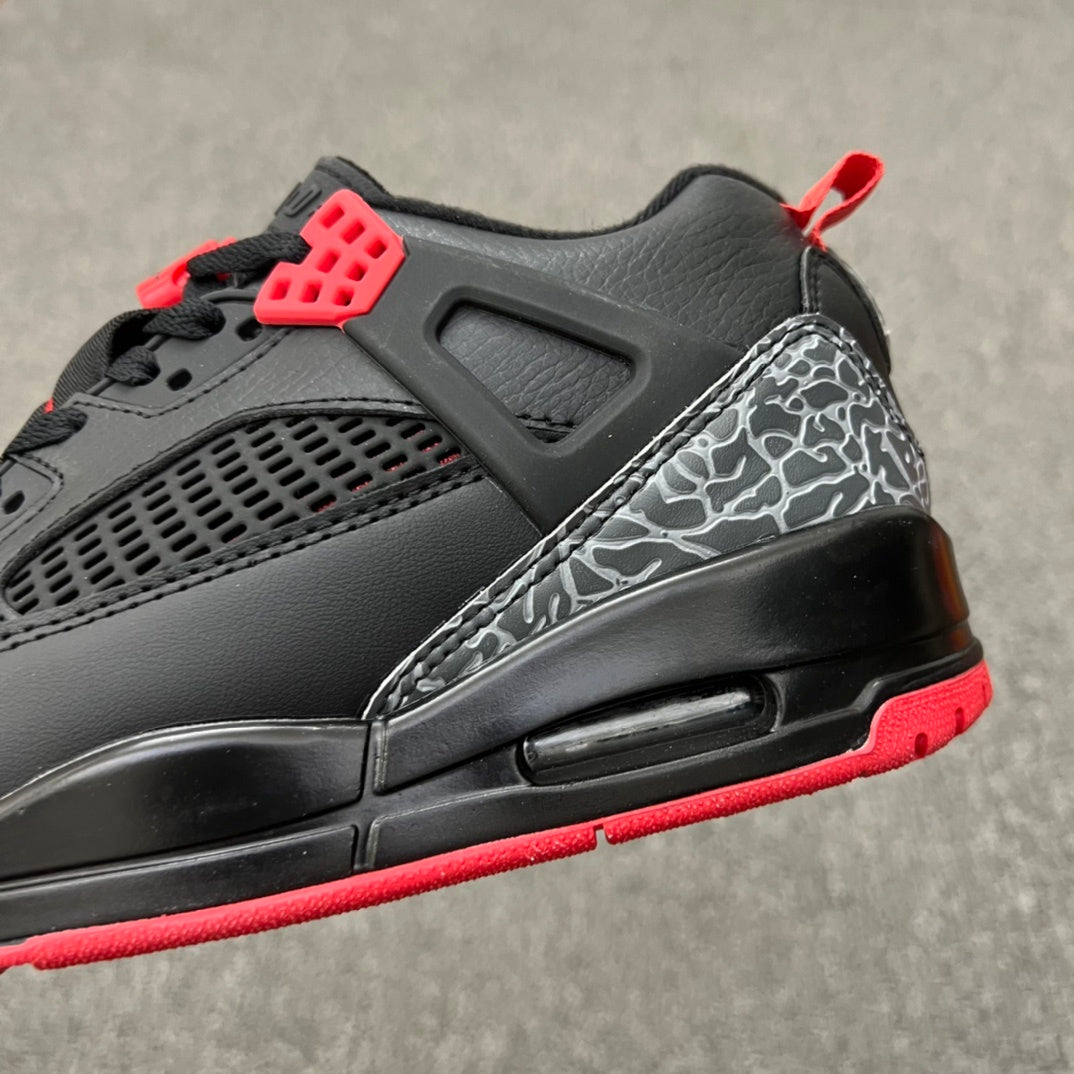 Air Jordan 3.5 Spizike Low in Black Red - product image from the listing.