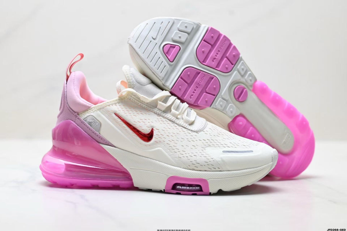 Nike Air Zoom JFD268-GD Sneakers in White and Pink - product image from the listing.