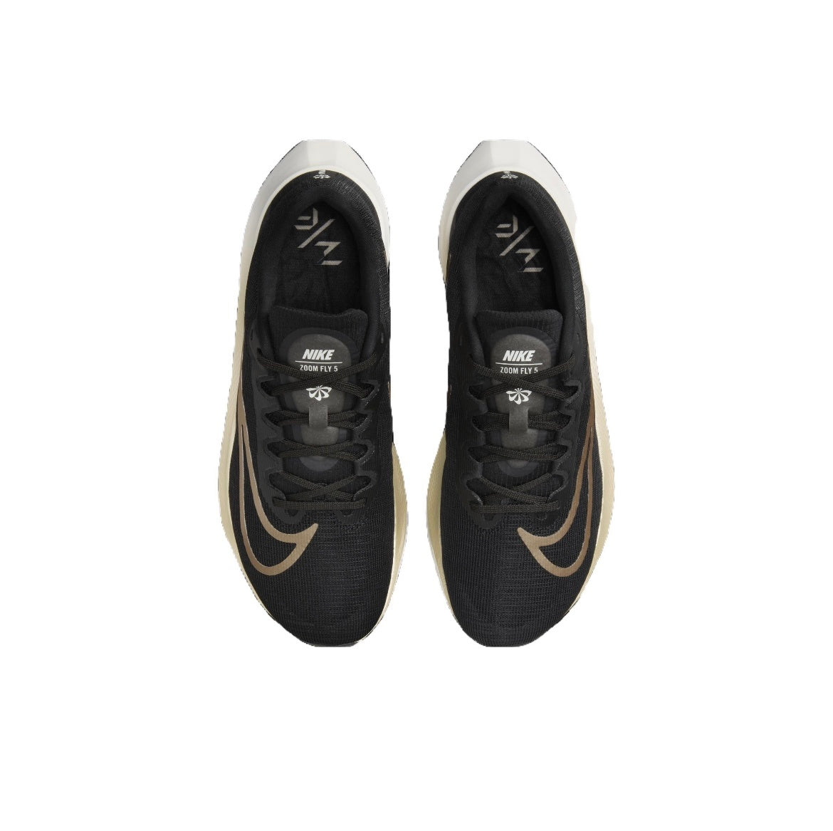 Nike Zoom Fly 5 Running Shoes in Black Gold DM8968-002 - product image from the listing.