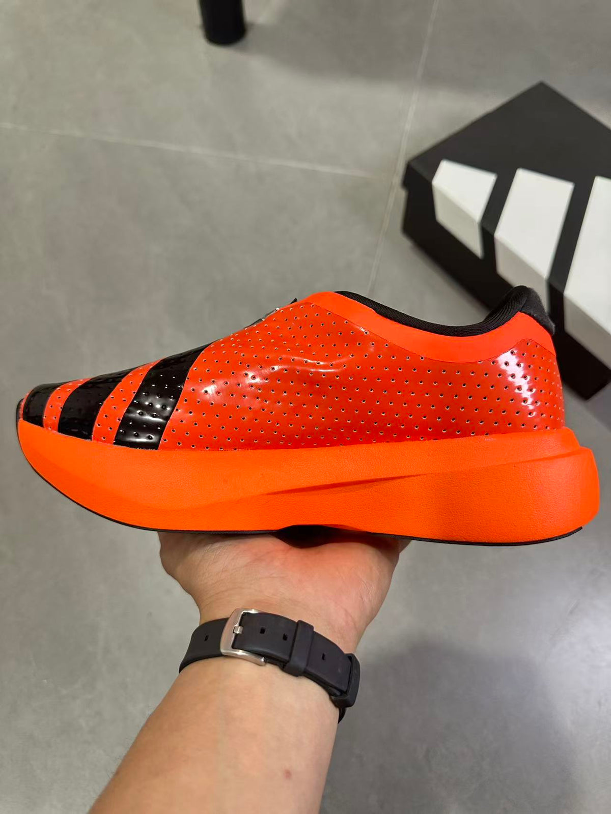 adidas Terrex Agravic Pro Trail Running Shoes in Orange Black - product image from the listing.