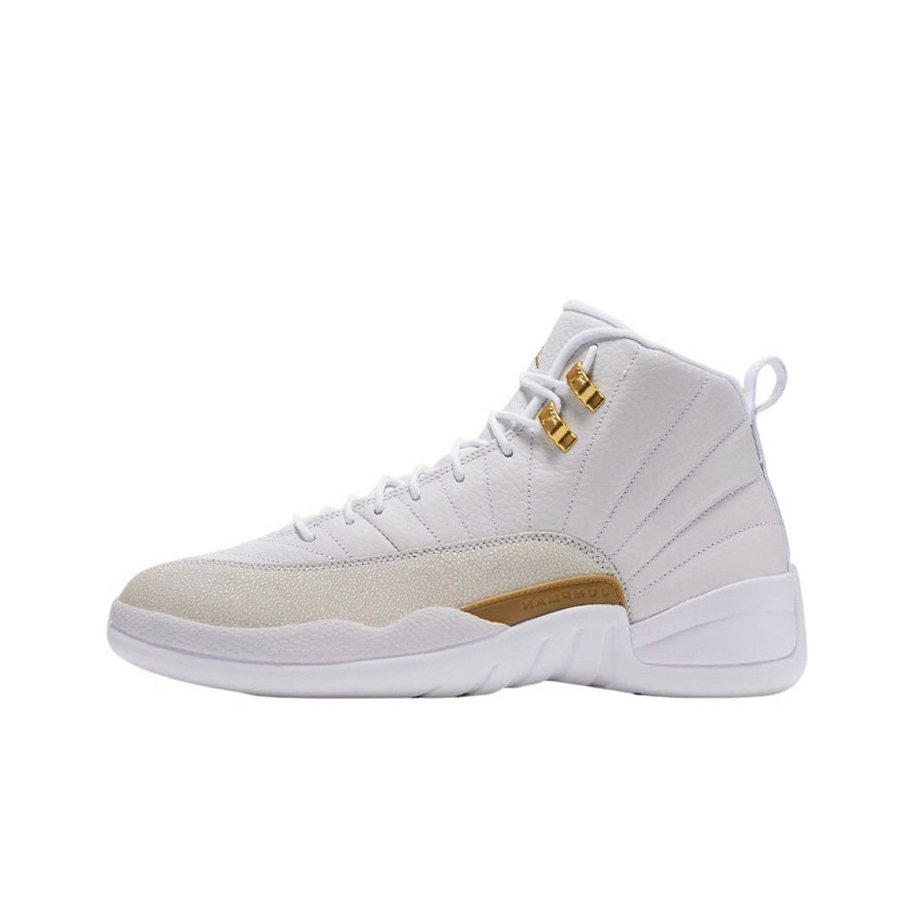 Air Jordan 12 OVO Sneakers in White 873864-102 - product image from the listing.