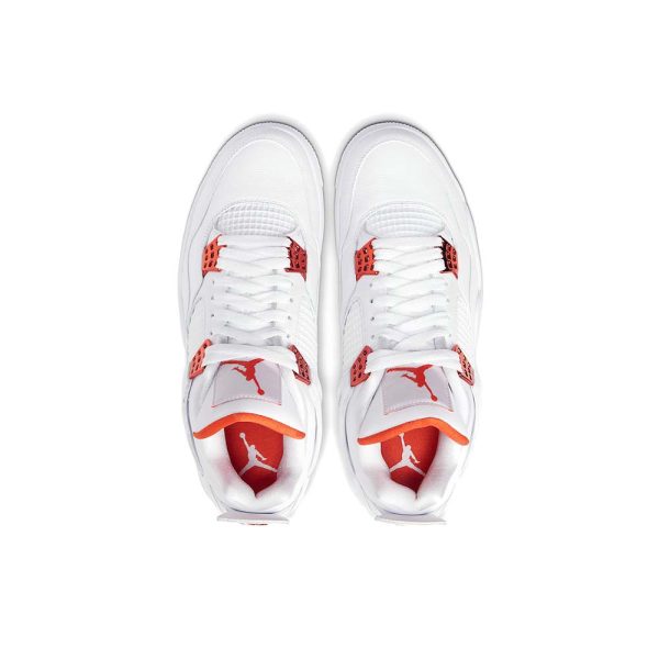 "Orange Metallic" Air Jordan 4 - product image from the listing.
