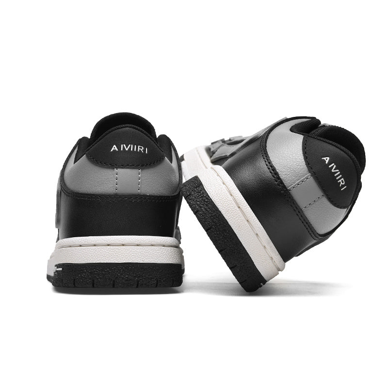 AIVIIRI Low-Top Sneakers in Black and Gray - product image from the listing.