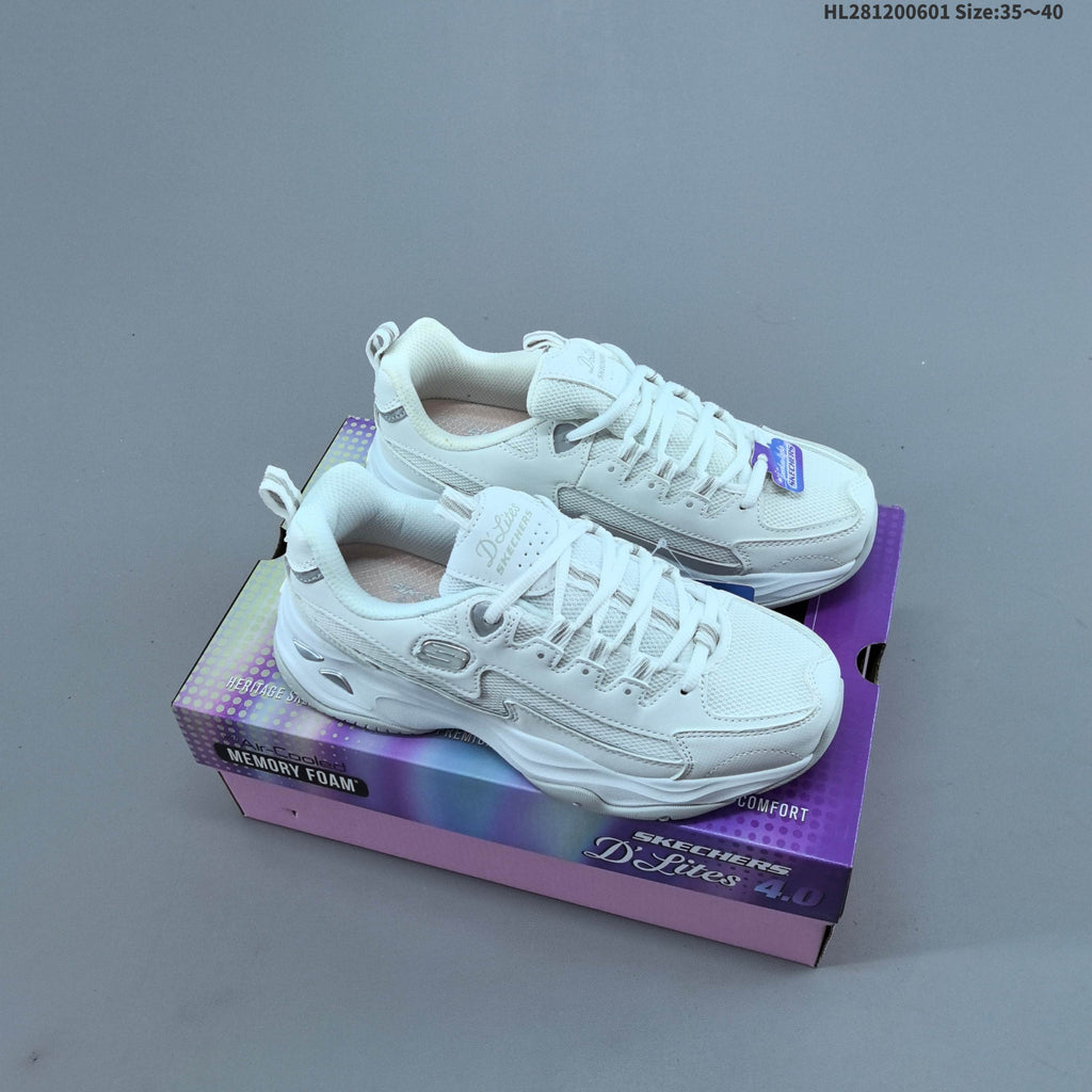Skechers D'Lites 4.0 Low-Cut Sneakers, Style 149491/BKGD - product image from the listing.