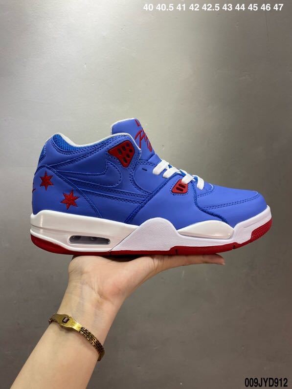 Nike Air Flight 89 Chicago Sneakers in Blue Red - product image from the listing.