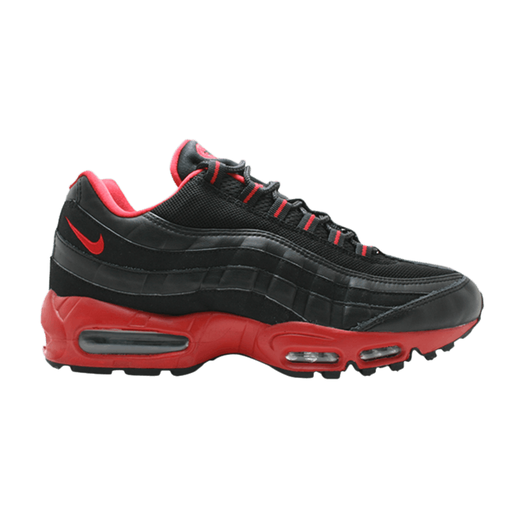 Nike Air Max 95 Black Varsity in Red - product image from the listing.