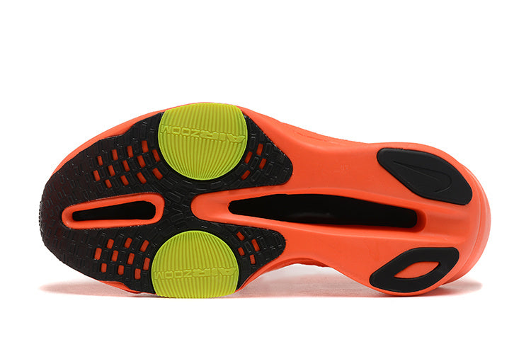 Bright Red and Black Nike Racing Knit Sneakers - product image from the listing.