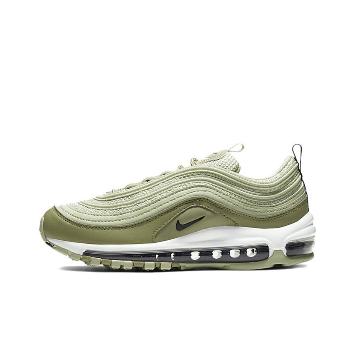 Women's Nike Air Max 97 Sneakers Olive Green CI7388-301 - product image from the listing.
