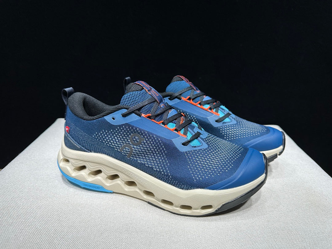 On Cloudsurfer Trail 2 Trail Running Shoes in Blue - product image from the listing.