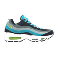 Nike Air Max 95 No Sew Running Sneakers Black/Venom Green-Turbo in Green - product image from the listing.