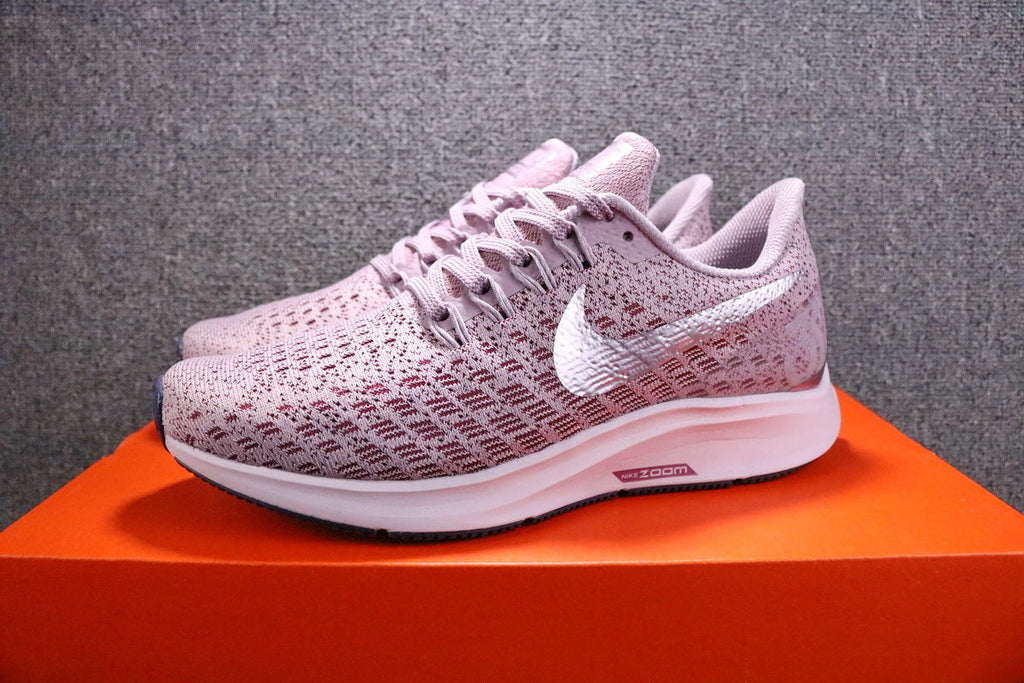 Women's Nike Air Zoom Pegasus 35 Running Shoes Rose 942855-601 - product image from the listing.