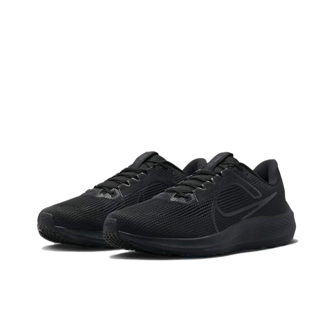 Nike Air Zoom Pegasus 40 Running Shoes in Black DV3853-002 - product image from the listing.