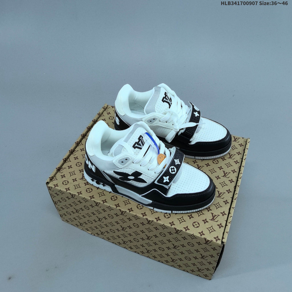 Women's Louis Vuitton LV Trainer-Style Platform Sneakers - product image from the listing.