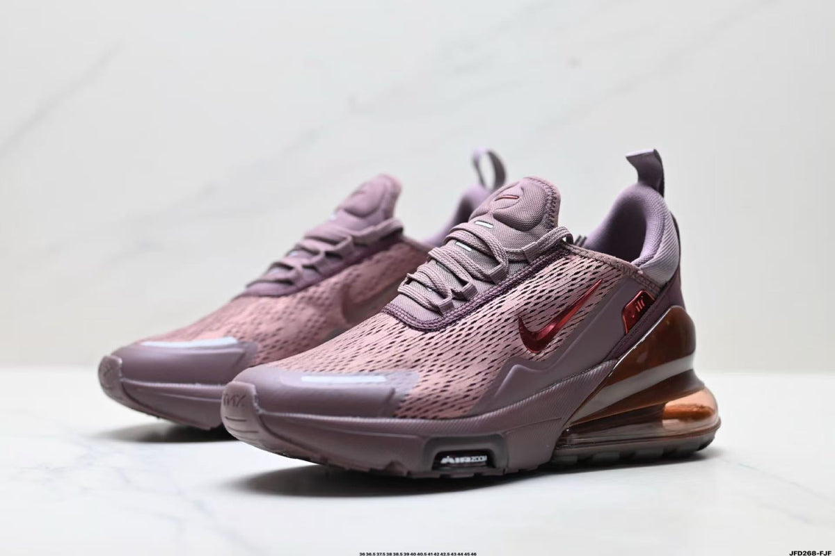 Nike Air Max 270 Running Shoes in Burgundy - product image from the listing.