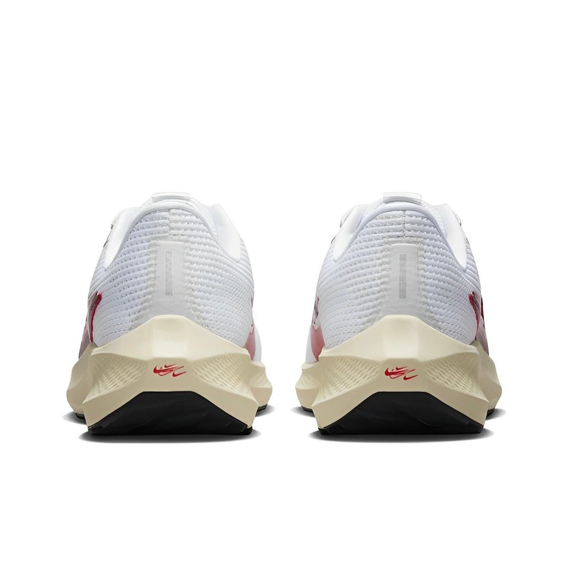 Nike Pegasus 40 PRM Running Shoes in White Red FB7703-100 - product image from the listing.