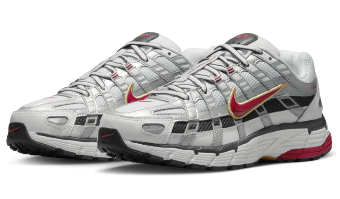 Women's Nike P-6000 CNPT 'Metallic Silver Red' (BV1021-101) - product image from the listing.