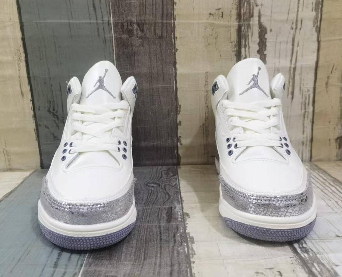 Beige‑Silver Men's - Air Jordan 3 Retro - product image from the listing.