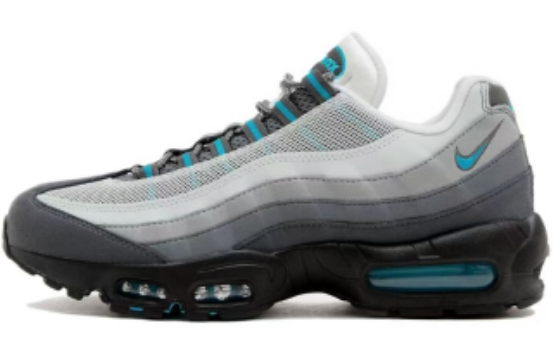 Nike Air Max 95 Sneakers in White Grey Blue - product image from the listing.
