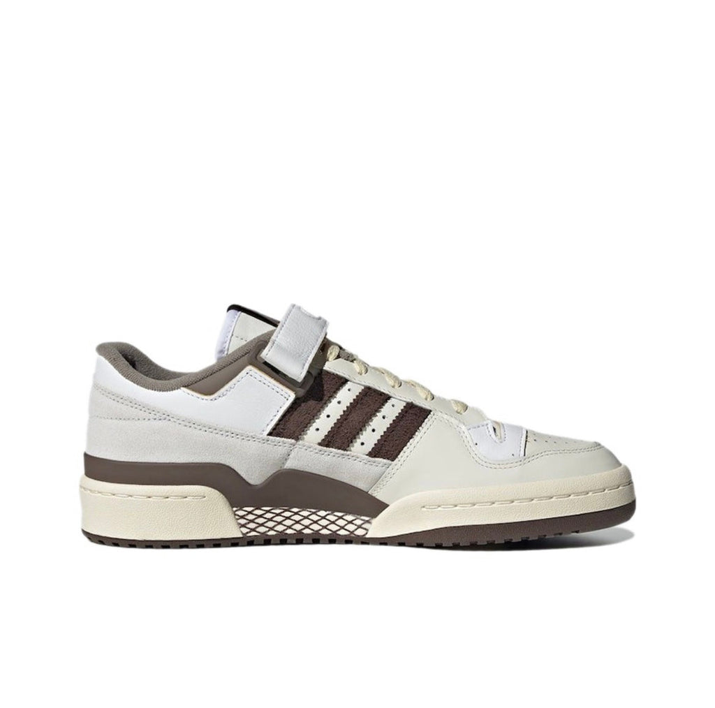 adidas Forum 84 Low Sneakers in White Brown GX4567 - product image from the listing.