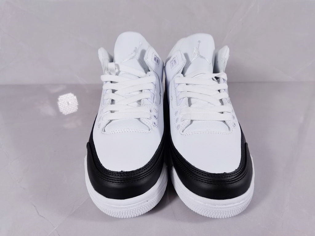 Nike Air Jordan 3 Retro SP Sneakers in White and Black - product image from the listing.
