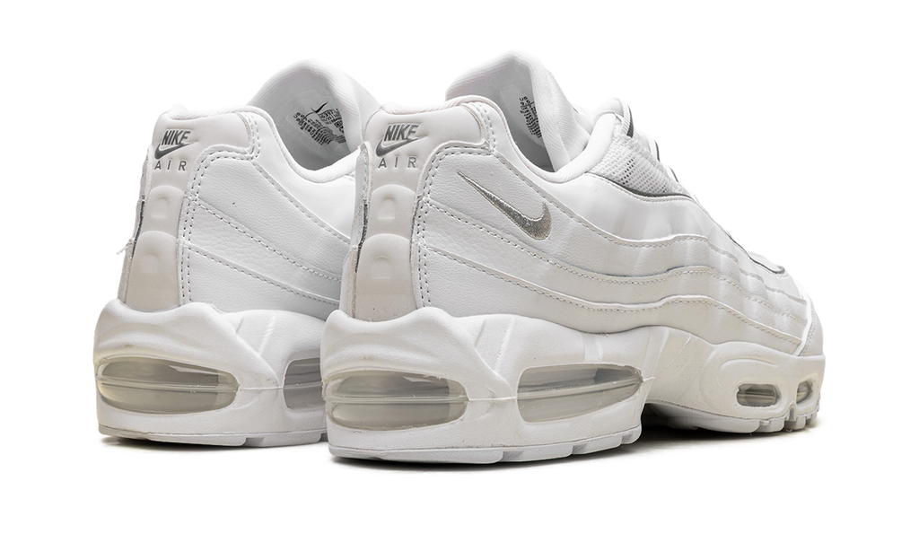 Women's Nike Air Max 95 "White Patent" IB6397 100 - product image from the listing.
