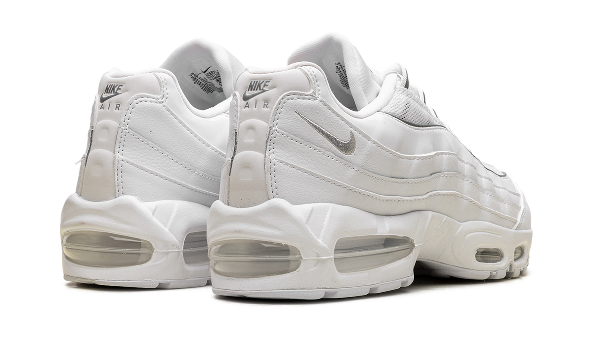 Women's Nike Air Max 95 "White Patent" IB6397 100 - product image from the listing.