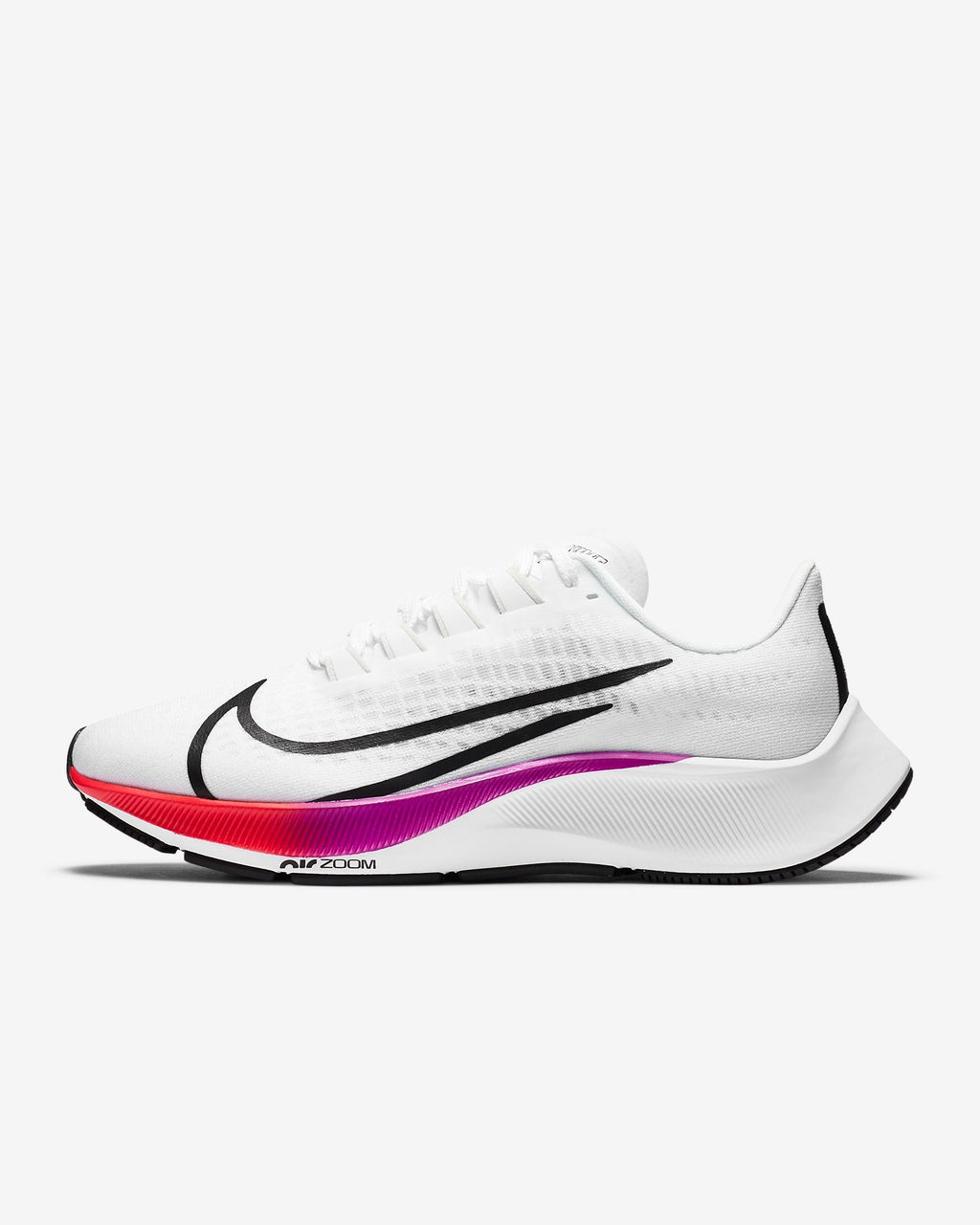 Nike Air Zoom Pegasus 37 Running Shoes in White BQ9646-103 - product image from the listing.
