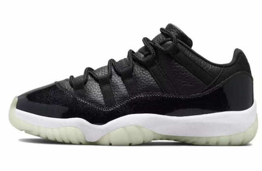Air Jordan 11 Retro Low Black Sneaker AV2187-001 - product image from the listing.