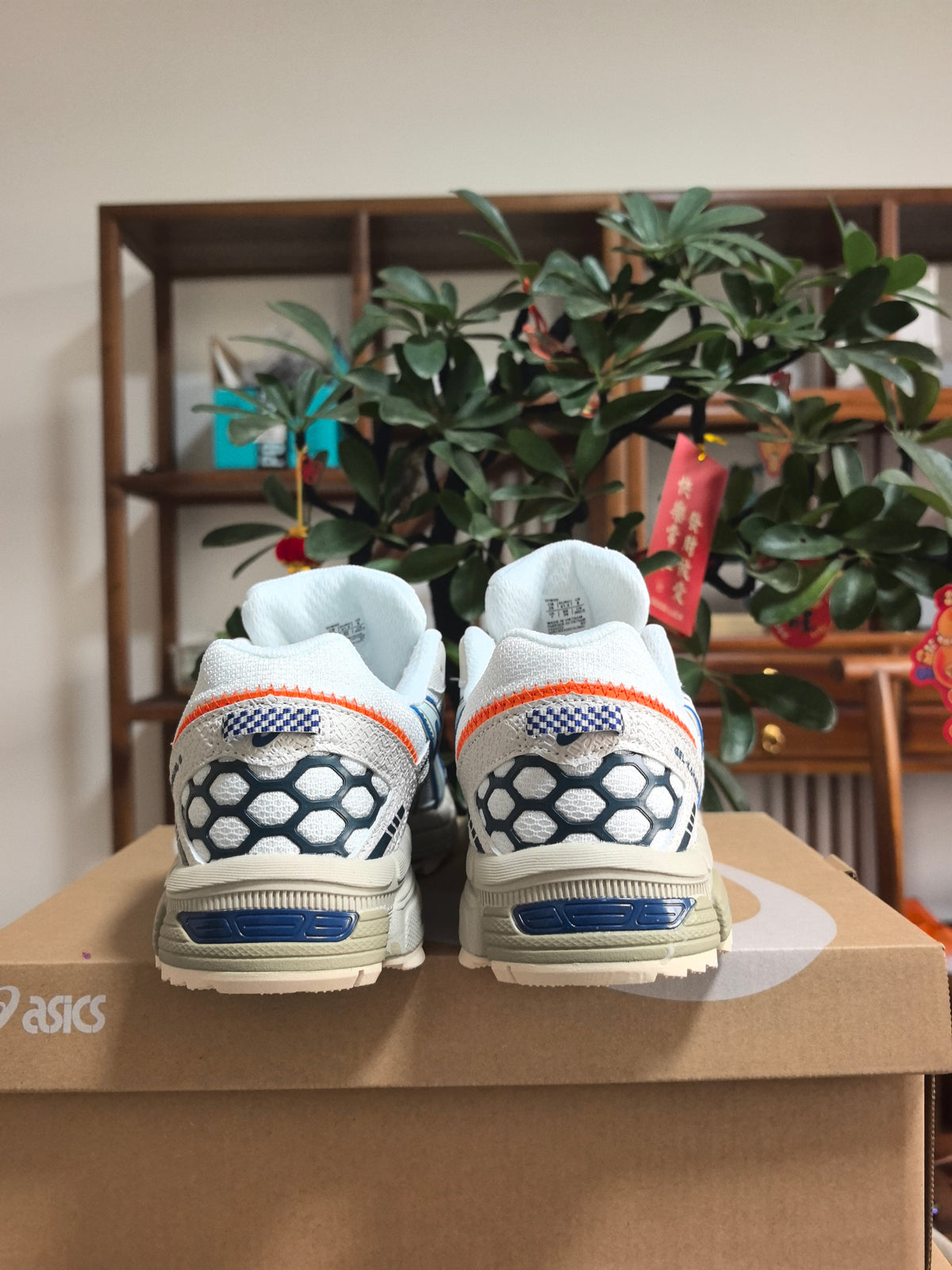 K9 White Blue Brown Chunky Trainers - product image from the listing.