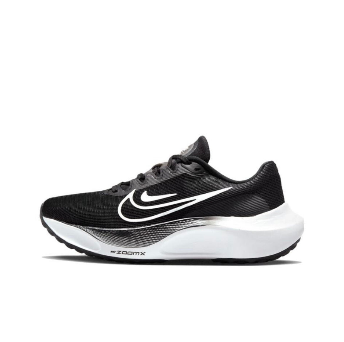 Nike Zoom Fly 5 Shoes for Running, Black/White, DH8974-001 - product image from the listing.