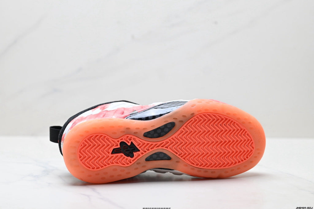 Nike Air Penny 1 Trainers Black White Bright Crimson - product image from the listing.