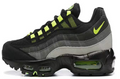 Nike Air Max 95 Sneakers in Black and Volt - product image from the listing.