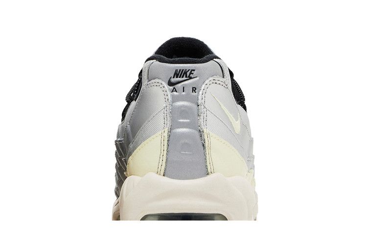 Women's Nike Air Max 95 Toggle Metallic Silver Alabaster - product image from the listing.