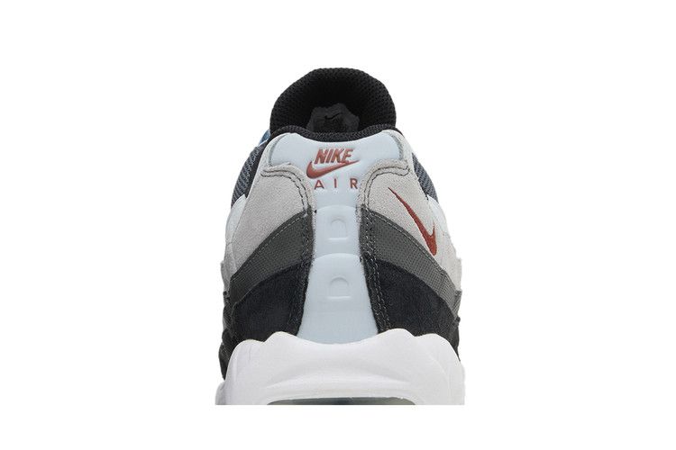 Nike Air Max 95 Wolf Grey Rugged in Orange - product image from the listing.