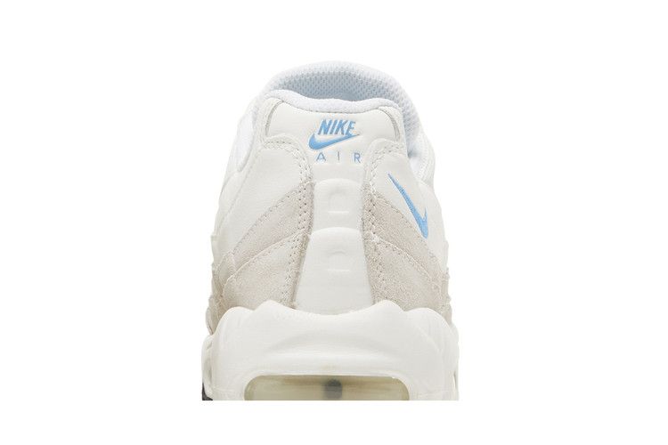 Women's Nike Air Max 95 Summit White University Blue - product image from the listing.