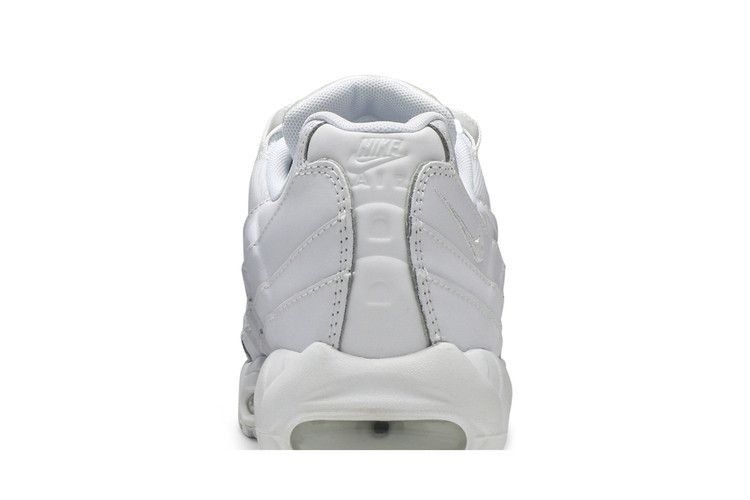 Women's Nike Air Max 95 Triple White - product image from the listing.