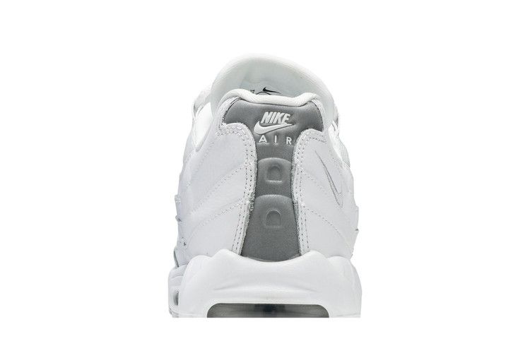 Nike Air Max 95 in White Pure Platinum - product image from the listing.