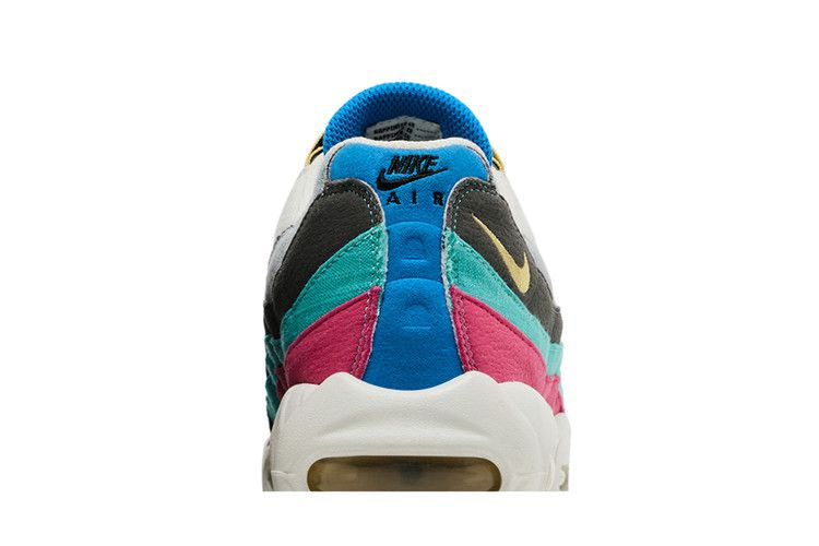 Nike Air Max 95 Air Sprung in Grey Aqua Pink - product image from the listing.