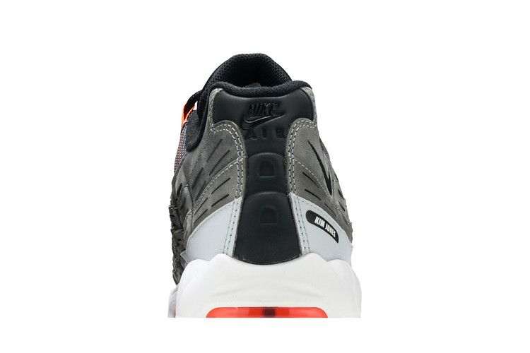 Nike Air Max 95 Kim Jones in Black Total Orange - product image from the listing.