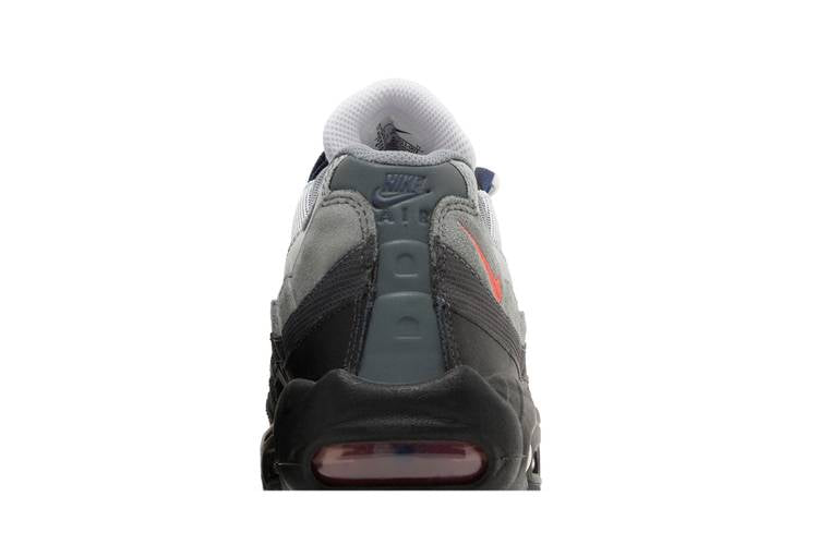Nike Air Max 95 Track in Red Smoke Grey - product image from the listing.